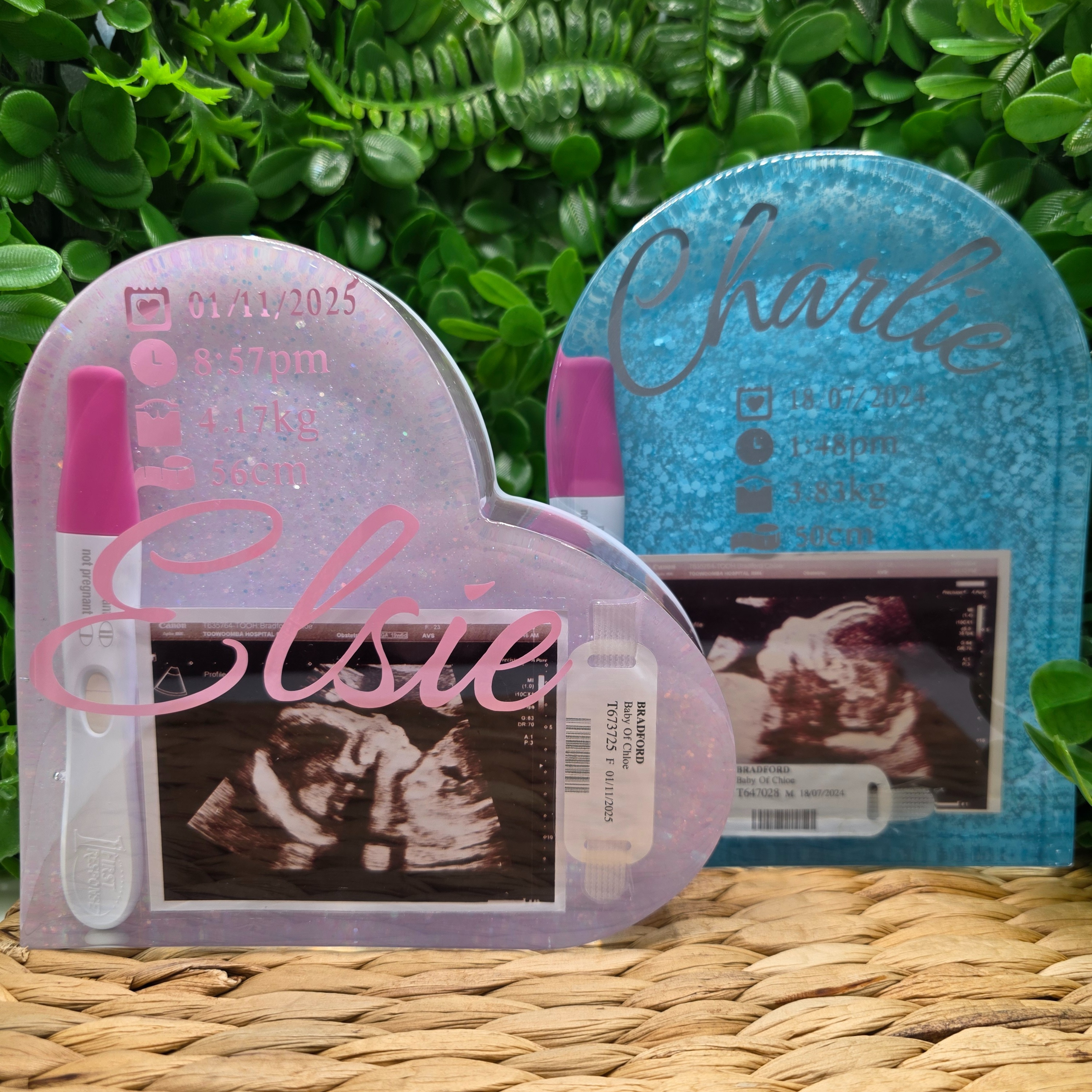 Baby Birth Keepsakes - Resin (Custom)