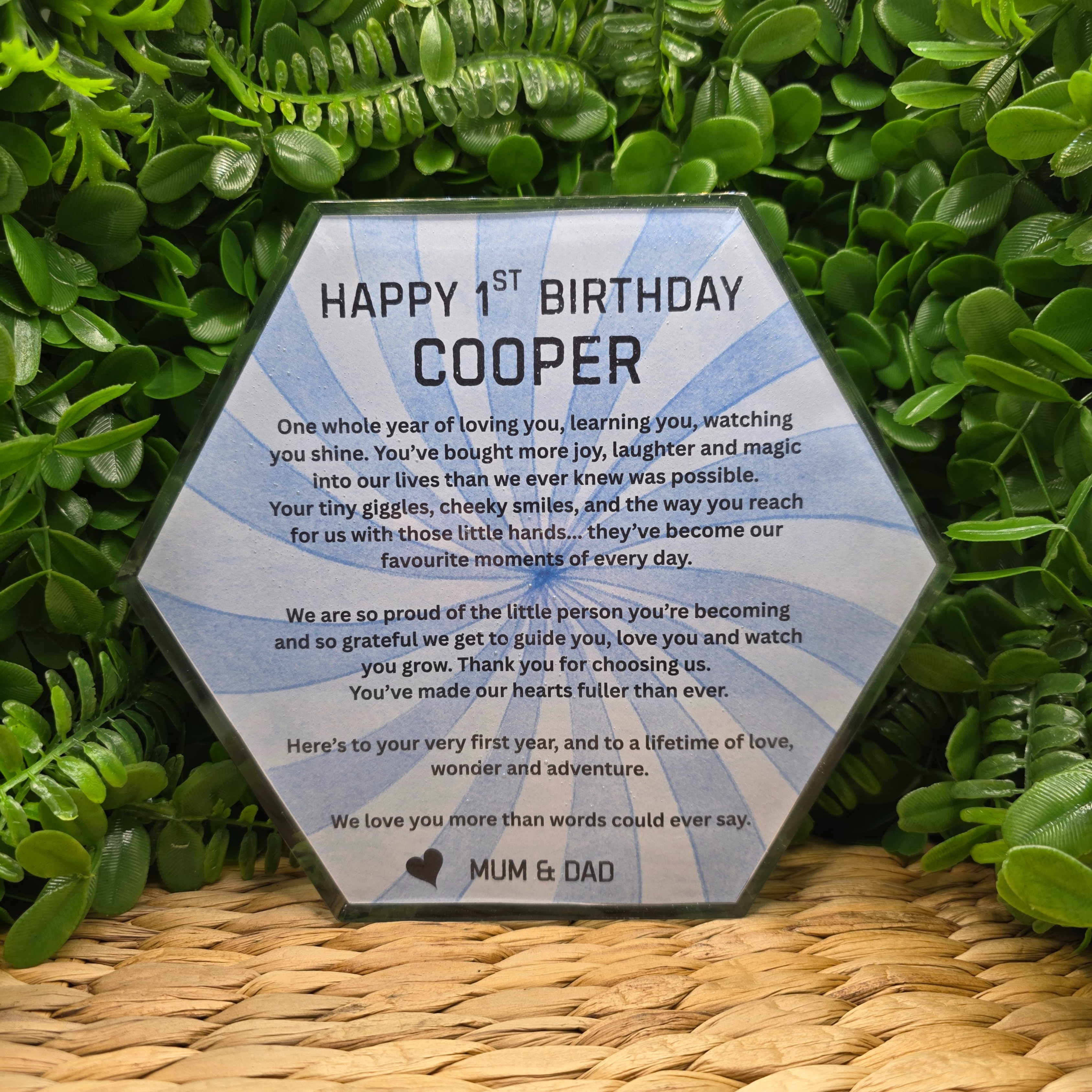 Birthday Display Keepsakes - Resin