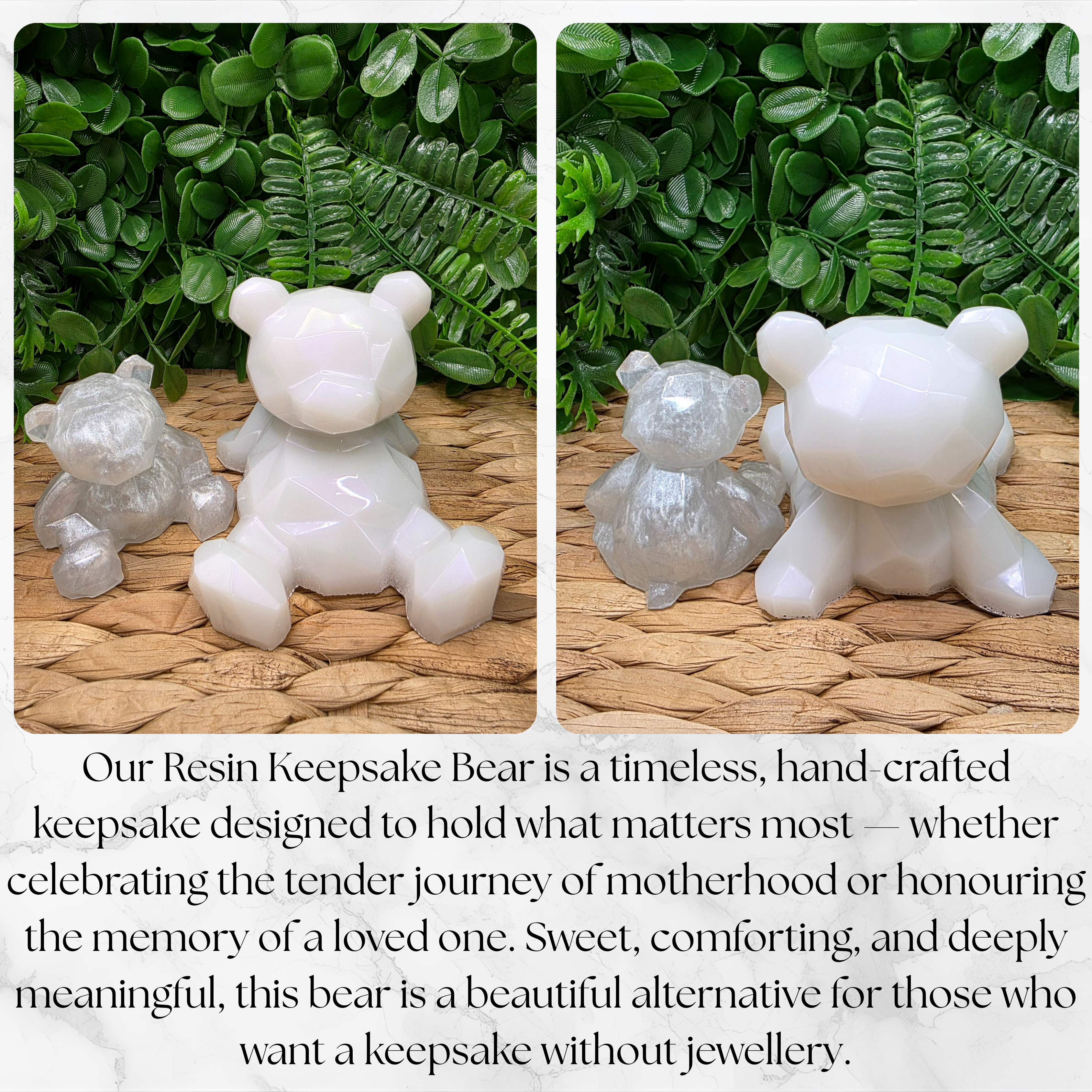 Geometric Bear Keepsake