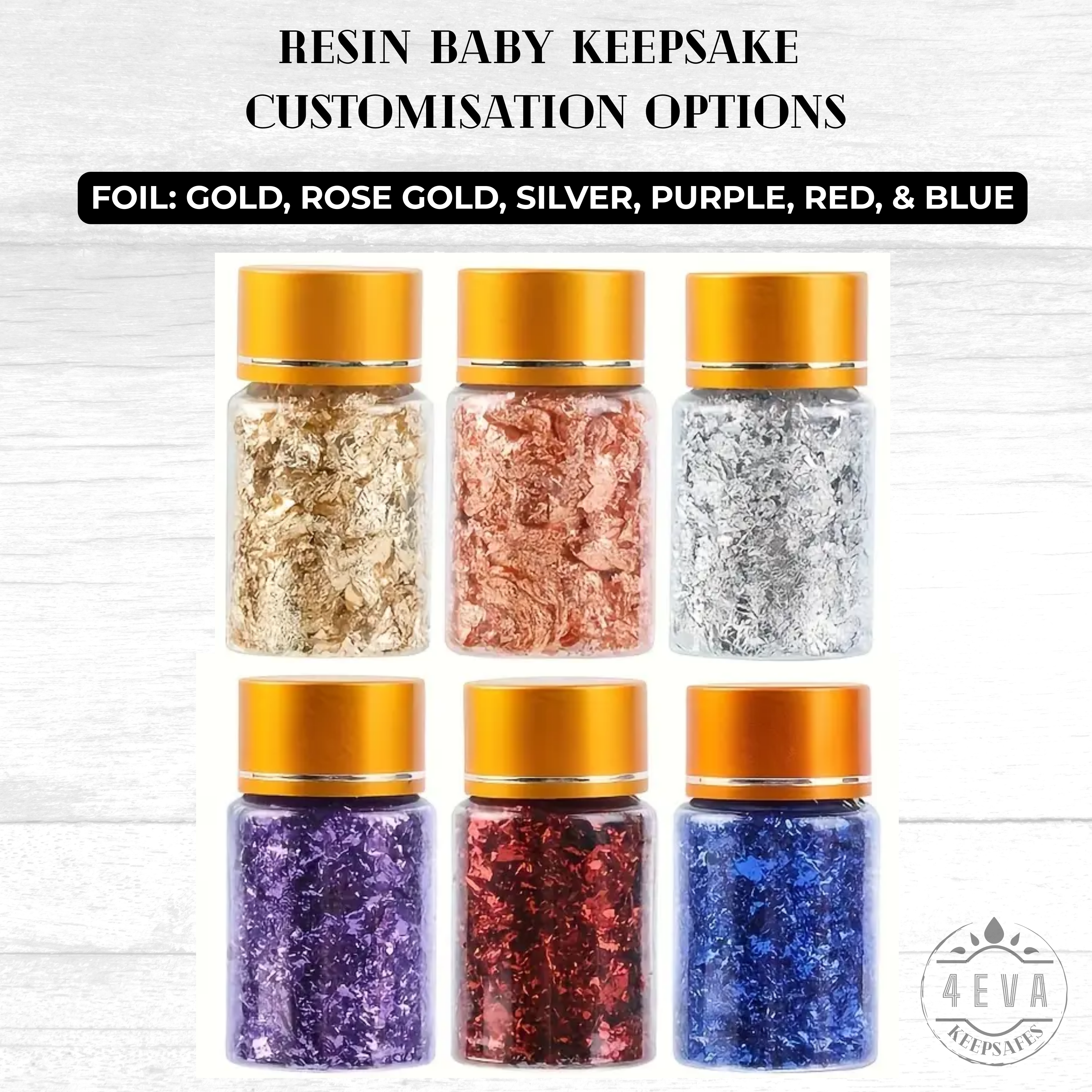 Birthday Display Keepsakes - Resin